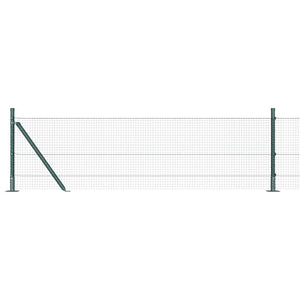 Stängselstolpe Grön 25 x 0,4 m (19 x 19 mm mesh) Stål och PVC