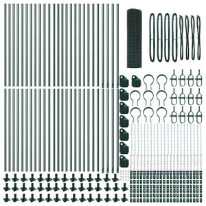 Stängselstolpe Grön 100 x 0,8 m (25 x 25 mm mesh) Stål och PVC