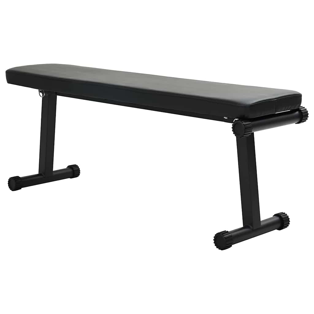 Vikbänk Svart 108 x 27 x 41 cm Pulverlackerat stål