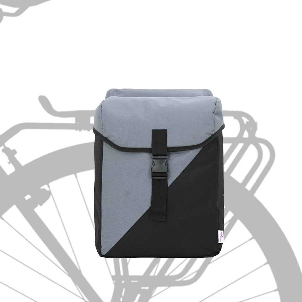 Cykelväska Grå och svart 31,5 x 15,5 x 40 cm Polyester