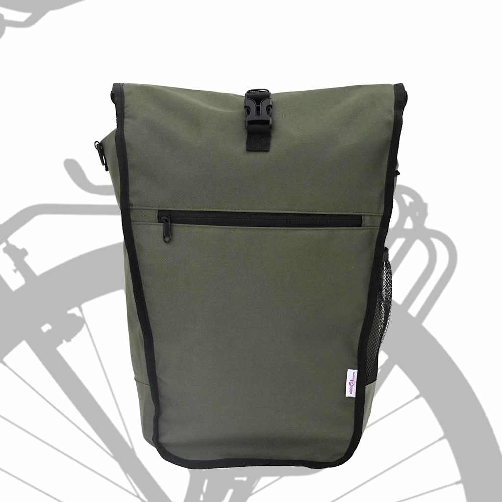 Cykelväska Olivgrön 34 x 16 x 59 cm Polyester
