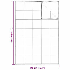 2-i-1 Duntäcke Vit 140 x 200 cm Fjäder