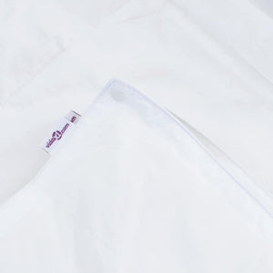 2-i-1 Duntäcke Vit 240 x 220 cm Fjäder