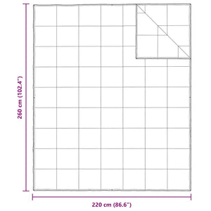 2-i-1 Duntäcke Vit 260 x 220 cm Fjäder