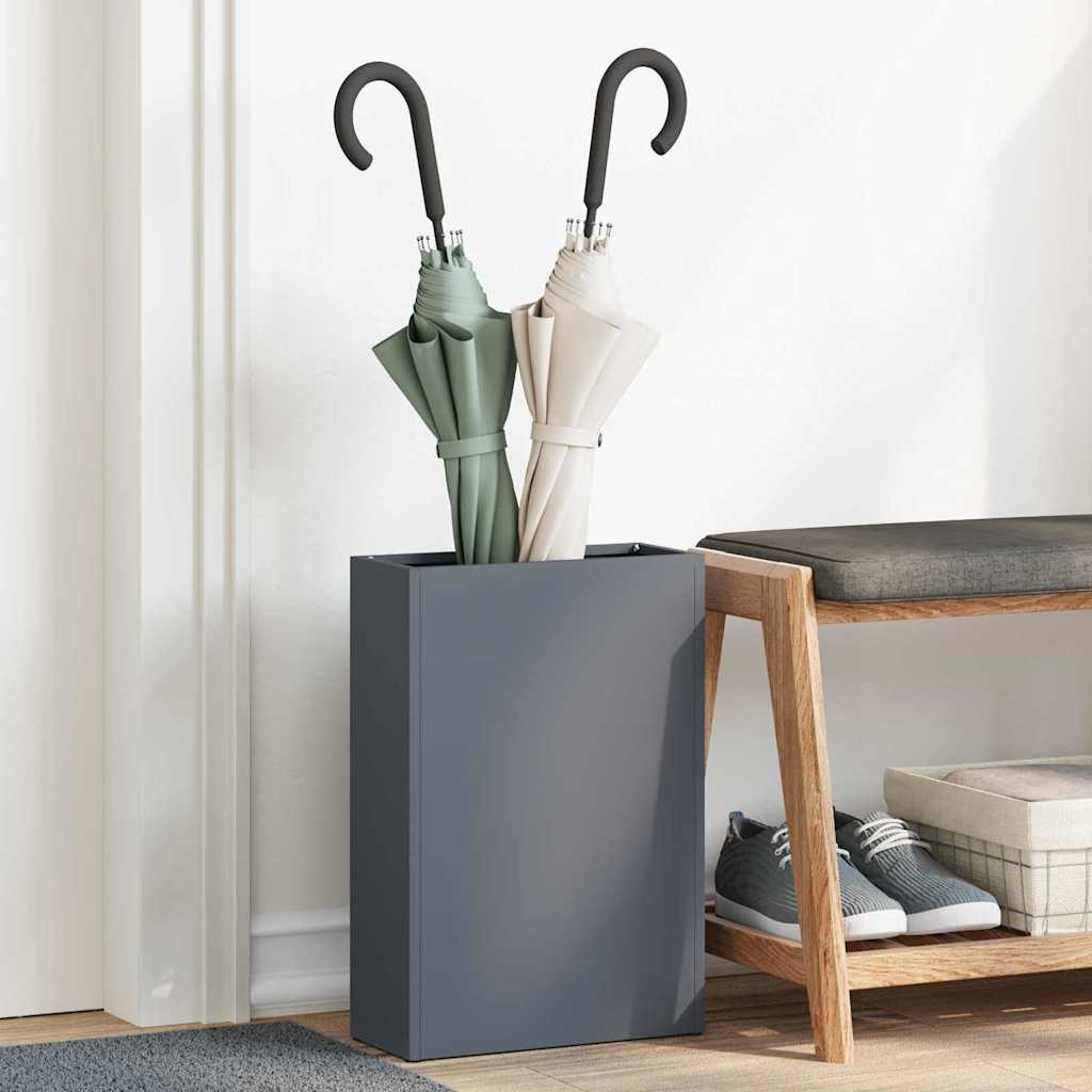 Regn Paraplyställ Antracit 28 x 12 x 41 cm Stål