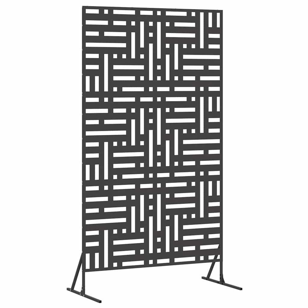 Avskärmningsskärm 100 x 50 x 180 cm Stål Svart
