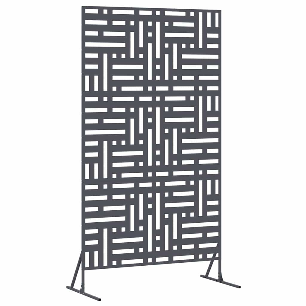 Avskärmningsskärm 100 x 50 x 180 cm Stål Antracit