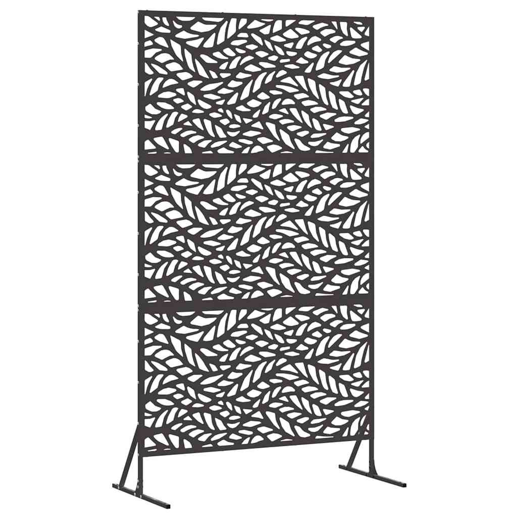 Avskärmningsskärm 100 x 50 x 180 cm Stål Svart