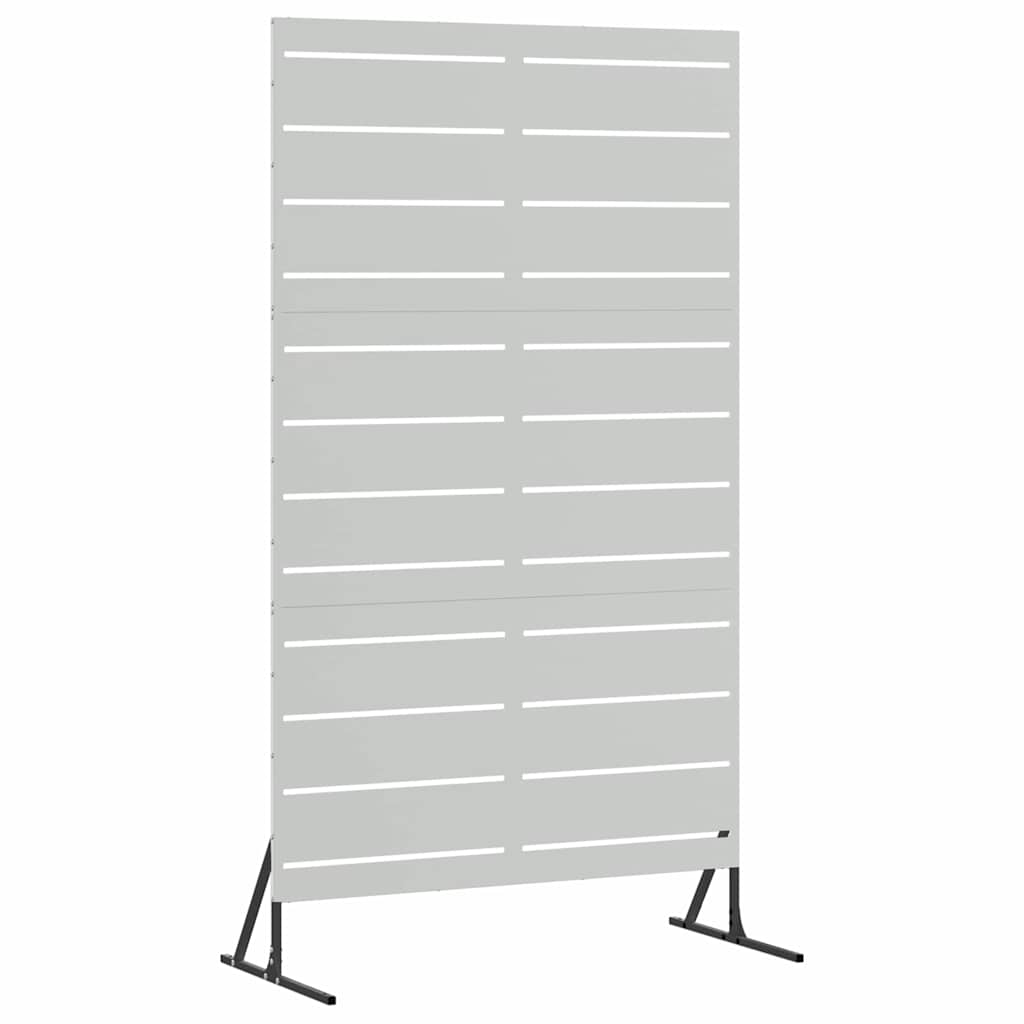 Avskärmningsskärm 100 x 50 x 180 cm Galvaniserat stål Silver