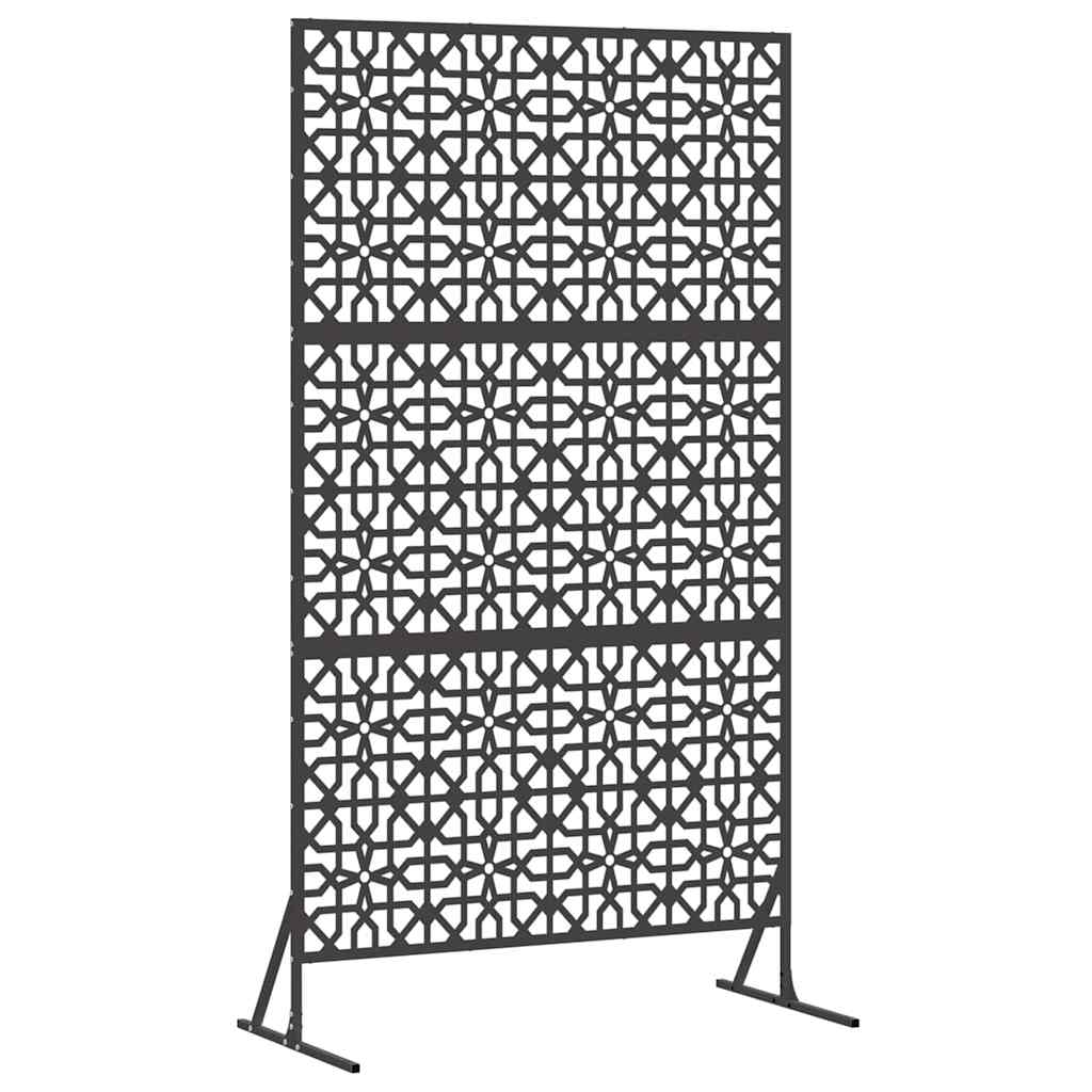 Avskärmningsskärm 100 x 50 x 180 cm Stål Svart