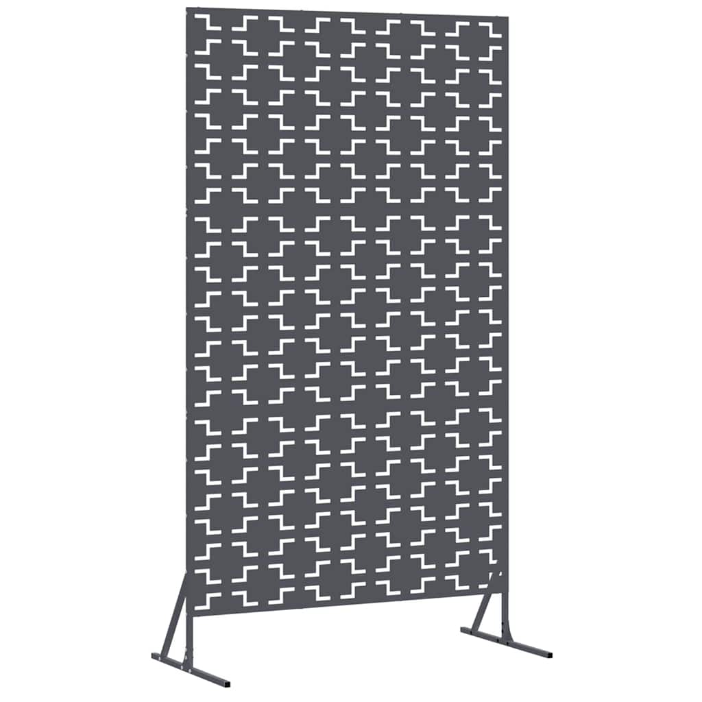 Avskärmningsskärm 100 x 50 x 180 cm Stål Antracit