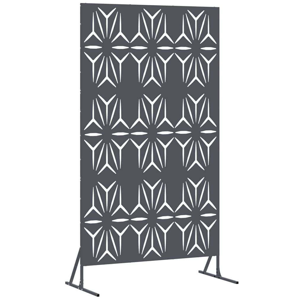 Avskärmningsskärm 100 x 50 x 180 cm Stål Antracit