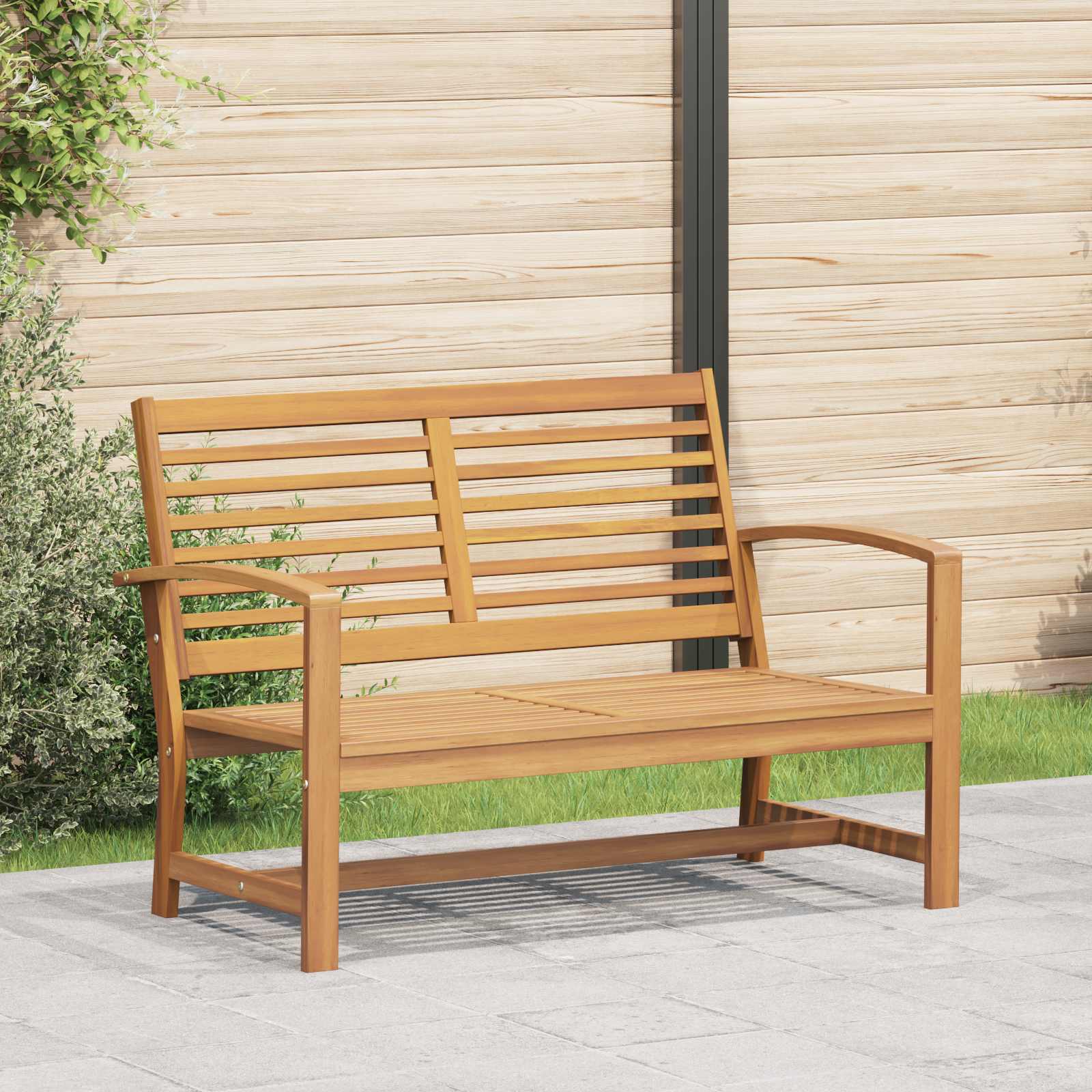 bänk Brun 110 x 65 x 76,5 cm Massivt teakträ