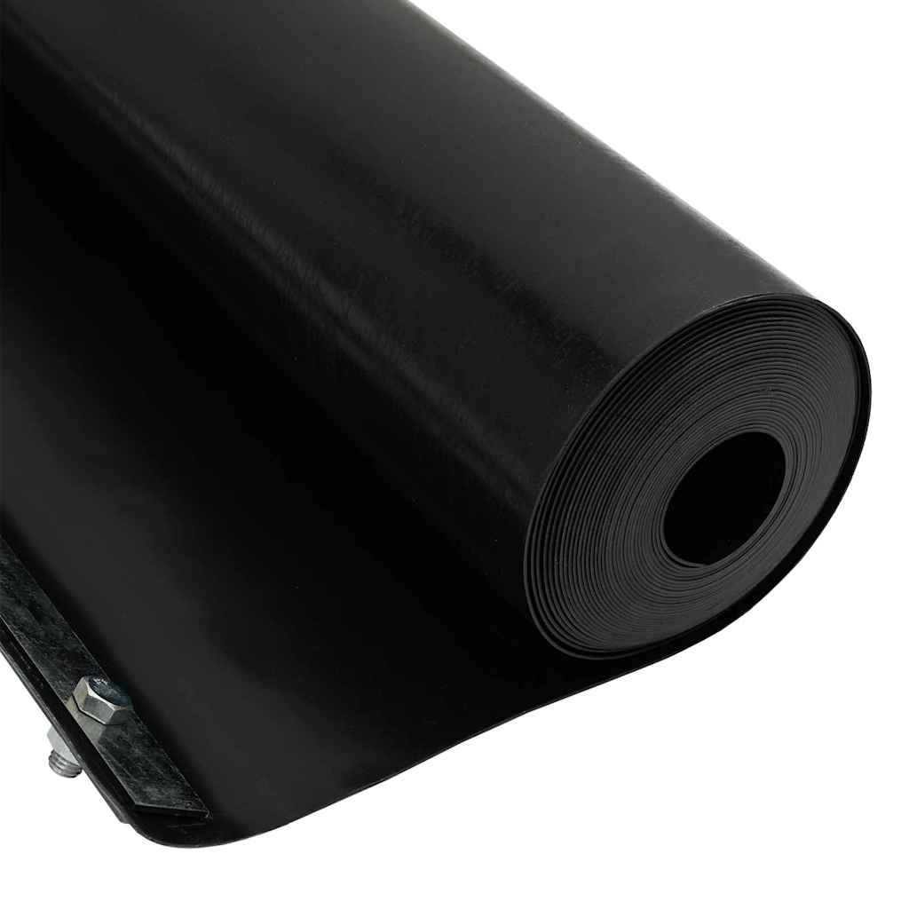 Rotspärr med metallremsa 0,7 x 10 m polyeten Svart