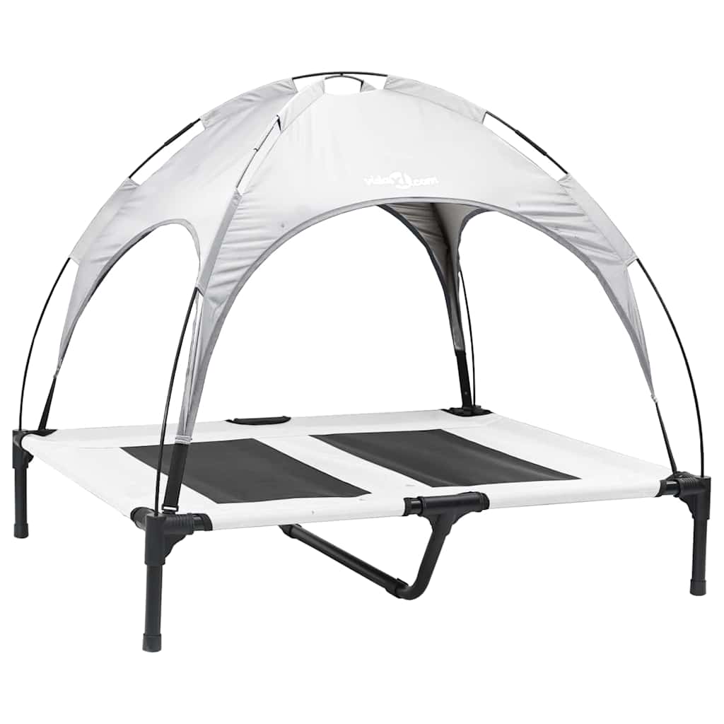 Hundsäng Silvergrå l Stål