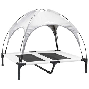 Hundsäng Silvergrå l Stål