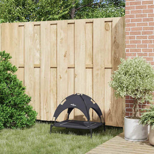 Hundsäng Svart s Stål