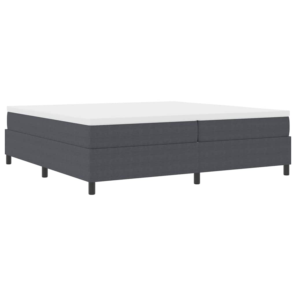 Bäddfjäder Mörkgrå och vit 200 x 200 cm Kordread tyg