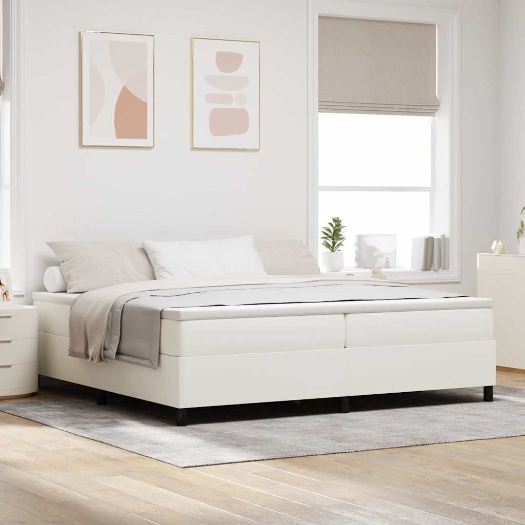 Bäddfjäder Grädde och vit 200 x 200 cm Kordread tyg