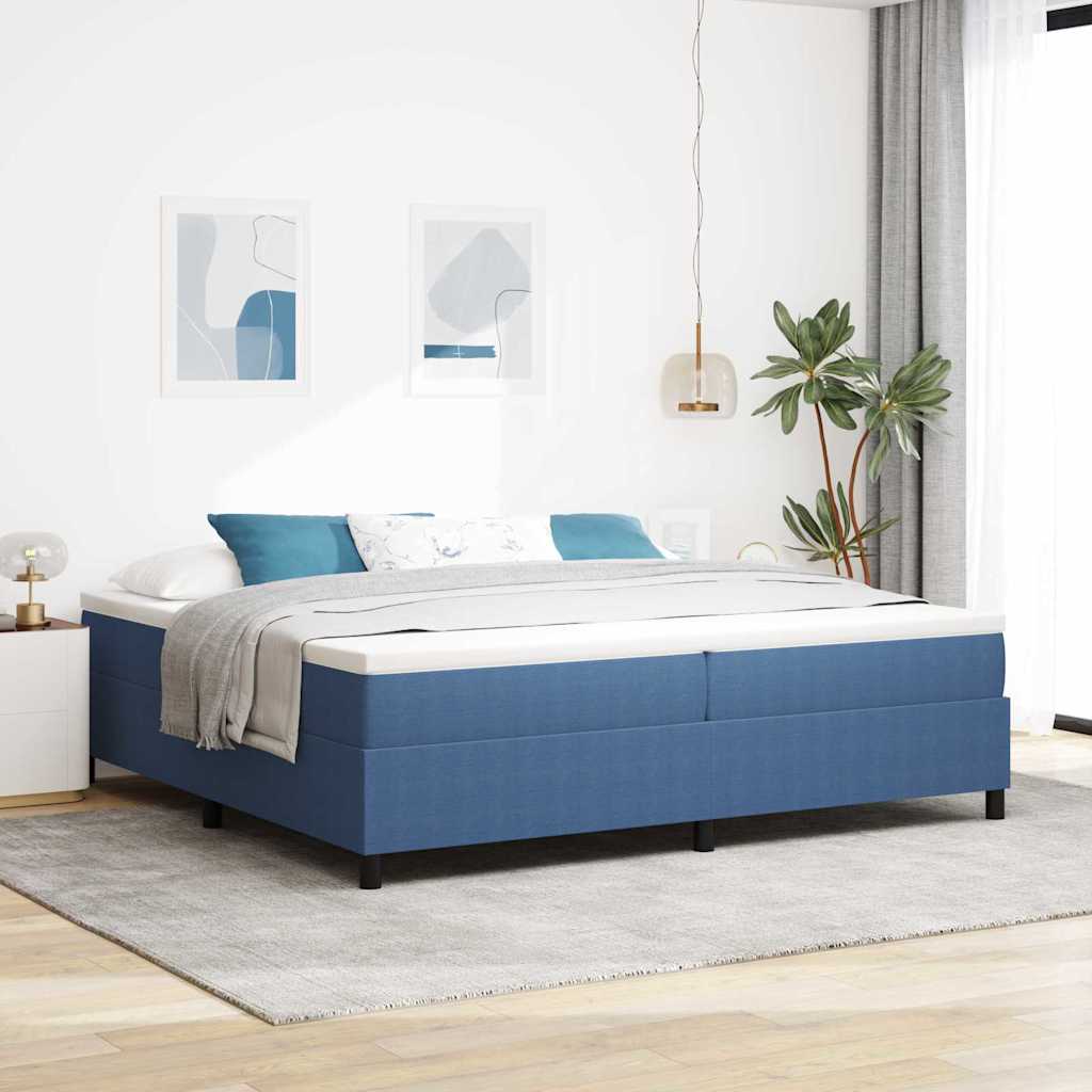 Bäddfjäder Blå och Vit 200 x 200 cm Kordread tyg