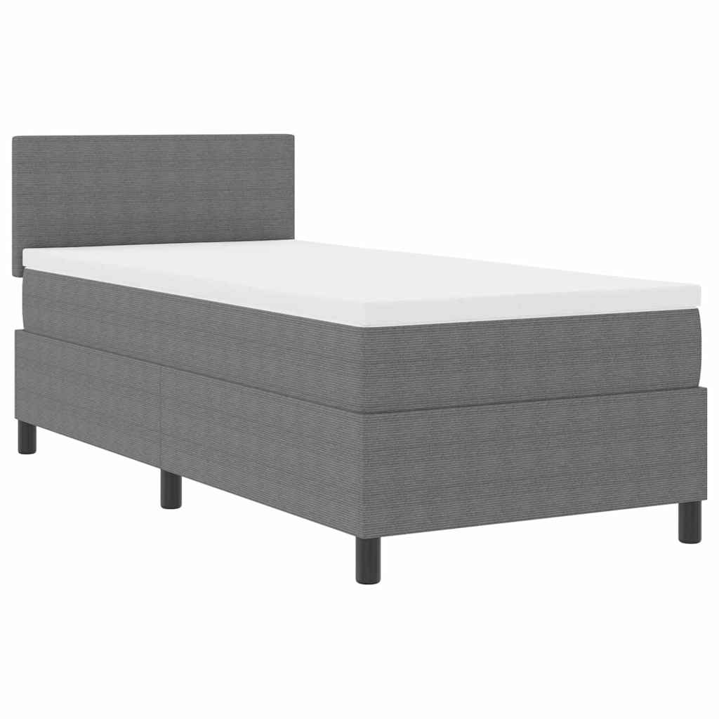 Bäddfjäder Ljusgrå och vit. 80 x 200 cm Kordread tyg