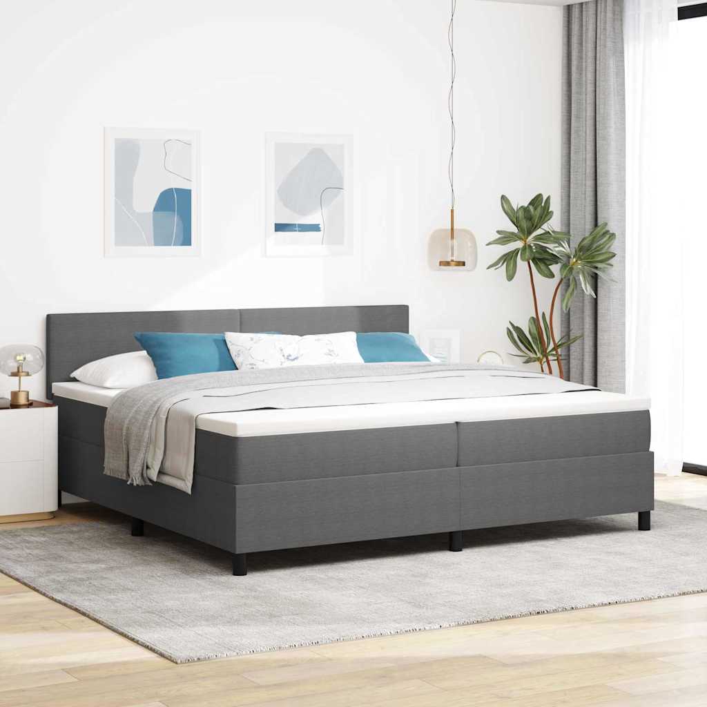 Bäddfjäder Ljusgrå och vit. 200 x 200 cm Kordread tyg