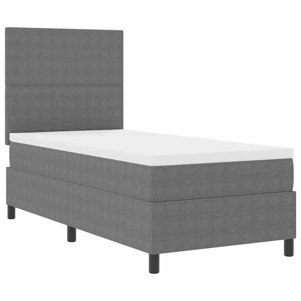 Bäddfjäder Ljusgrå och vit. 90 x 200 cm Kordread tyg