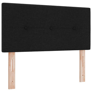 LED huvuddyna med LED -remsljus Svart 100 cm Polyester