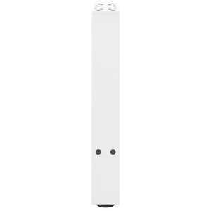 Soffbordsben vita 2 st 38x(42-43) cm stål