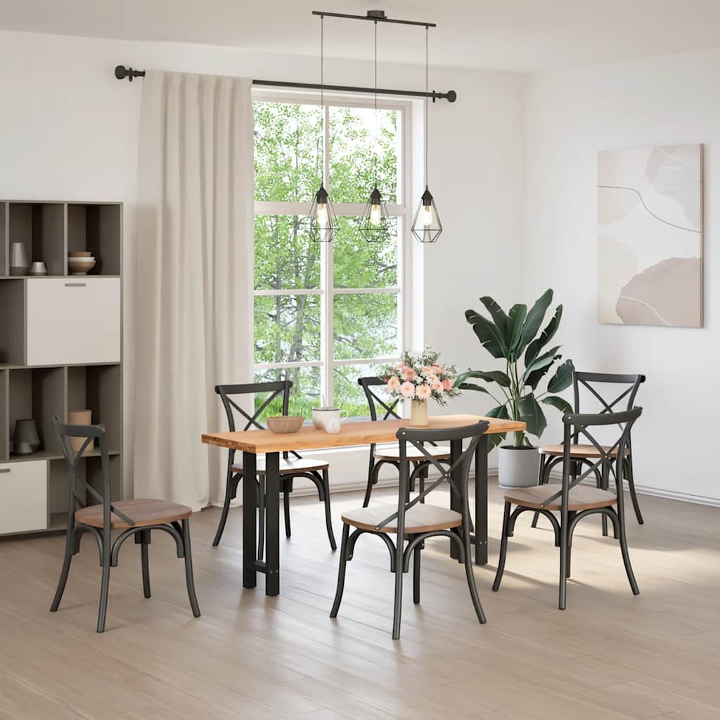 Konsolbordsben svarta 2 st 28x(72-73) cm stål