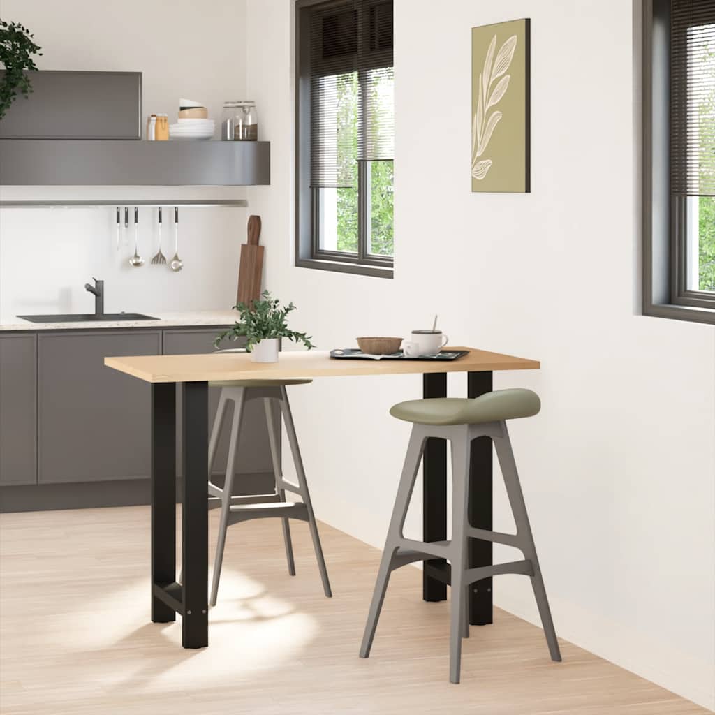 Barbordsben svarta 2 st 40x(90-91) cm stål