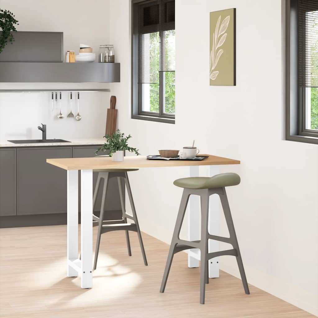 Barbordsben vita 2 st 40x(90-91) cm stål