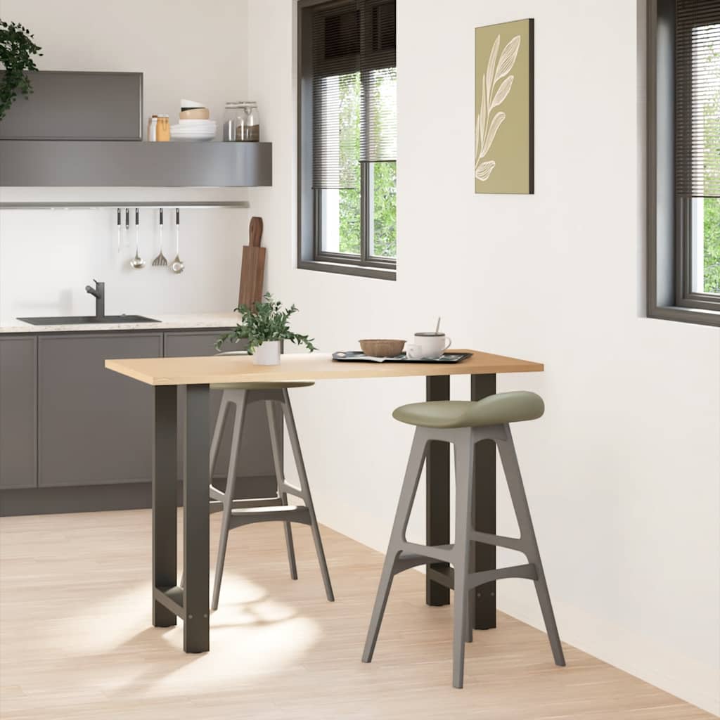 Barbordsben antracit 2 st 40x(90-91) cm stål