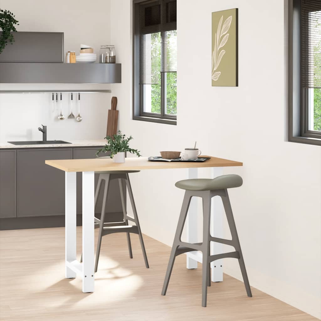Barbordsben vita 2 st 60x(90-91) cm stål