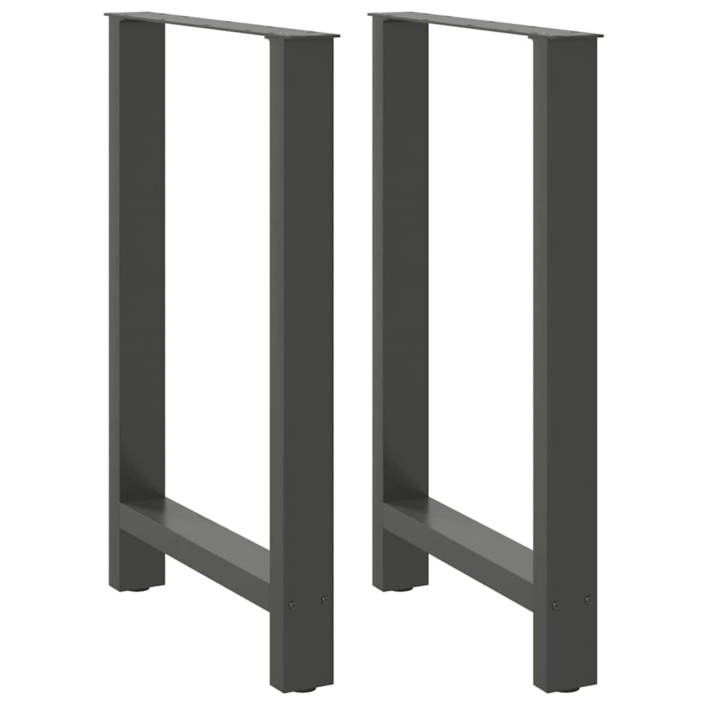 Barbordsben antracit 2 st 60x(90-91) cm stål