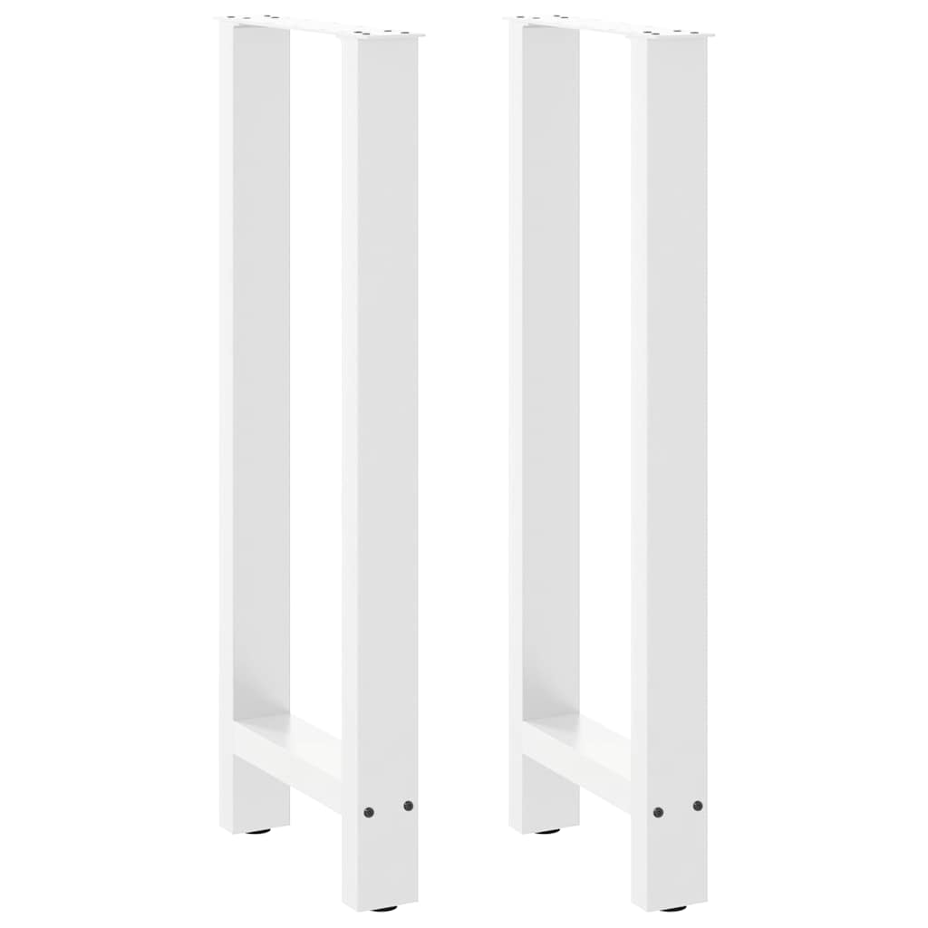 Barbordsben vita 2 st 50x(100-101) cm stål