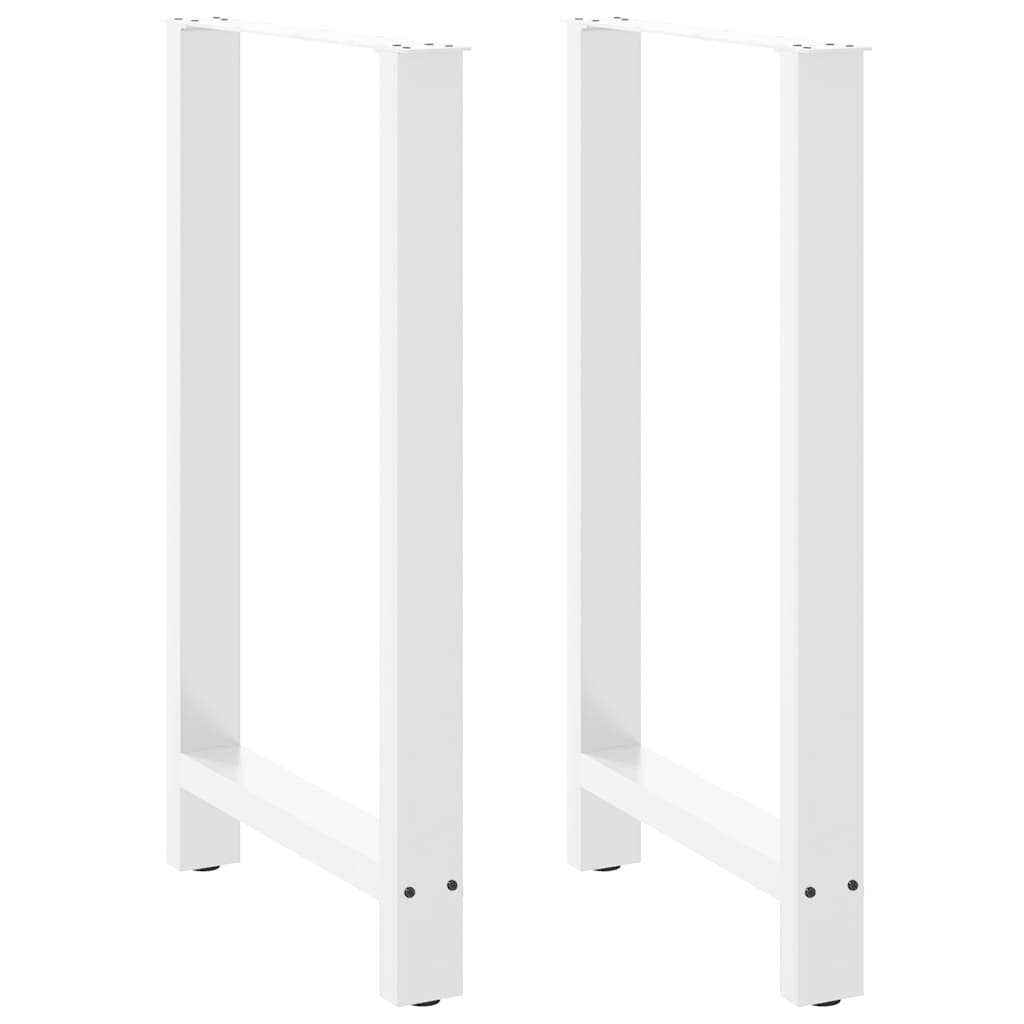 Barbordsben vita 2 st 60x(100-101) cm stål