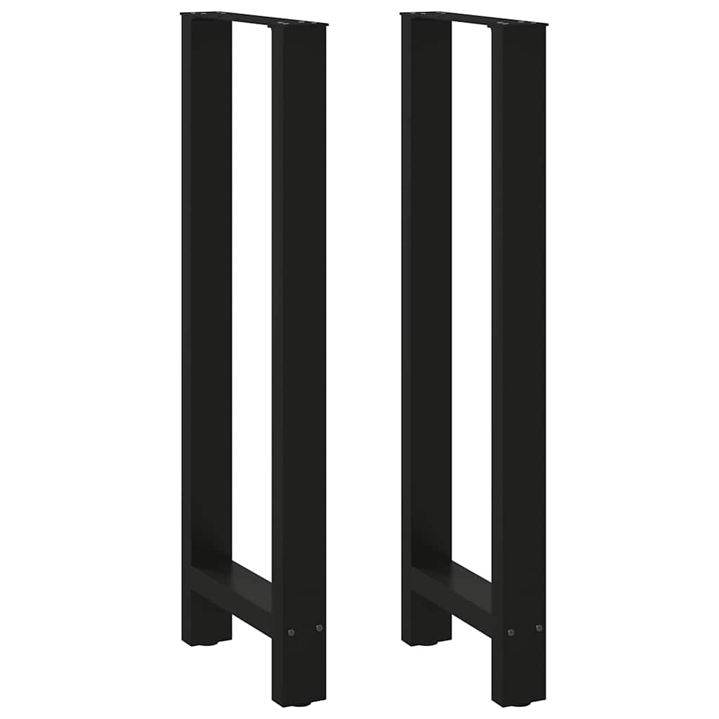 Barbordsben svarta 2 st 40x(110-111) cm stål