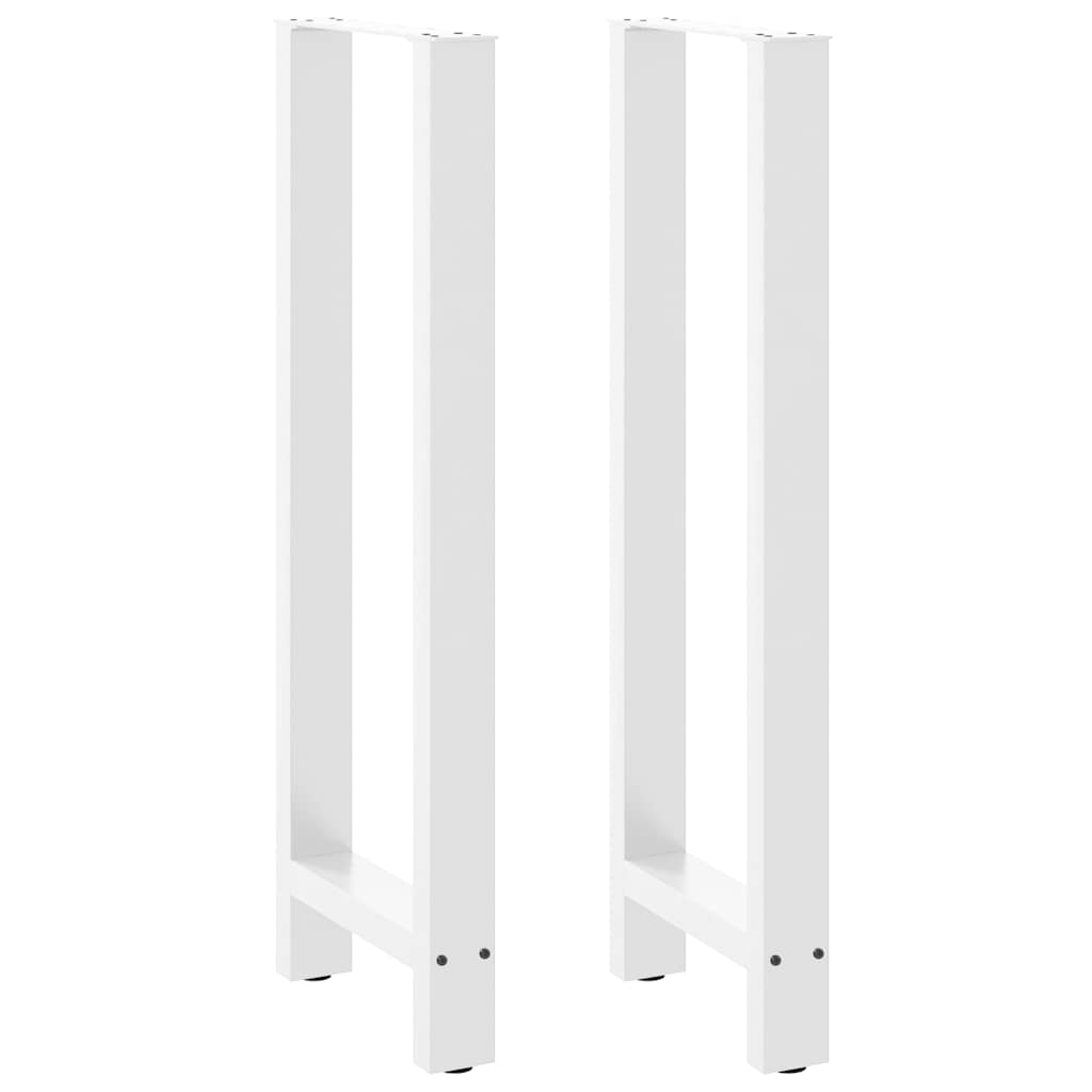 Barbordsben vita 2 st 40x(110-111) cm stål