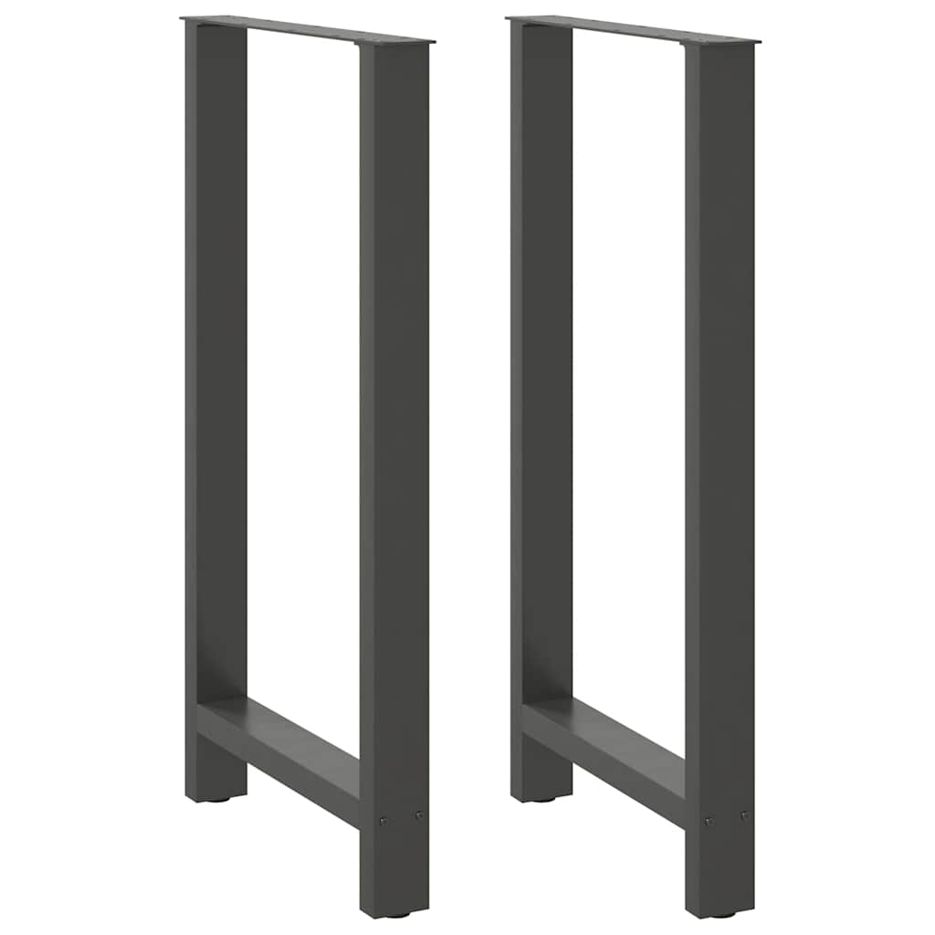 Barbordsben antracit 2 st 60x(110-111) cm stål