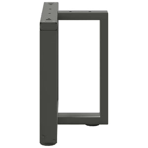 Soffbordsben T-formade 2 st antracit 50x25x(42-43) cm stål