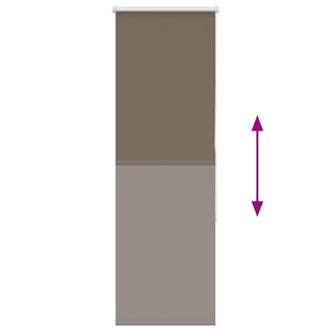 Mörkläggningsgardin kaffe 40x150 cm tyg bredd 35,7 cm