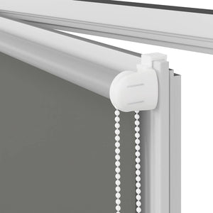 Rullgardin mörkläggning grå 55x230 cm tyg bredd 50,7 cm