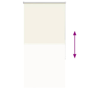 Rullgardin mörkläggning naturvit 85x175 cm tygbredd 80,7 cm