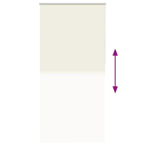 Rullgardin mörkläggning naturvit 100x230 cm tyg bredd 95,7 cm