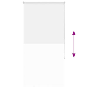 Rullgardin mörkläggning vit 65x130 cm tyg bredd 60,7 cm