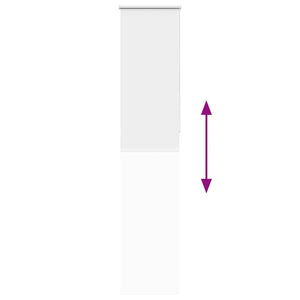 Rullgardin mörkläggning vit 50x210 cm tyg bredd 45,7 cm