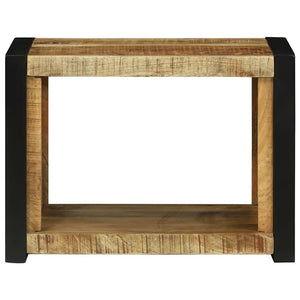 Väggkub med lagring Brun 55 x 35 x 40 cm Massivt mangoträ