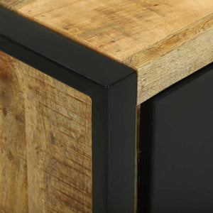 Diskbänksskåp med hylla Brun 55 x 35 x 60 cm Massivt mangoträ