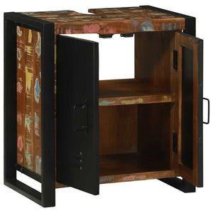 Diskbänksskåp Brun 55 x 35 x 60 cm Solid återvunnen trä